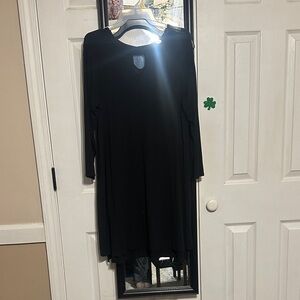 Madison Classic Black Long Sleeve Dress